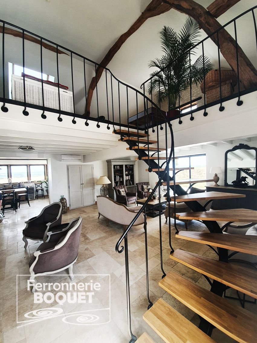 ESCALIERS FERRONNERIE BOQUET