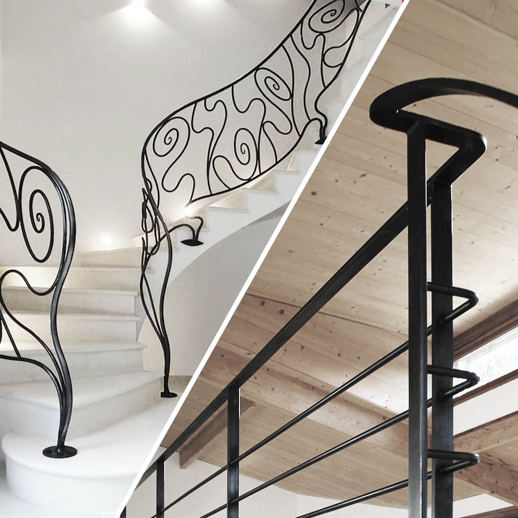 Ferronnerie d'Art Charlie Boquet Rampes d'éscaliers